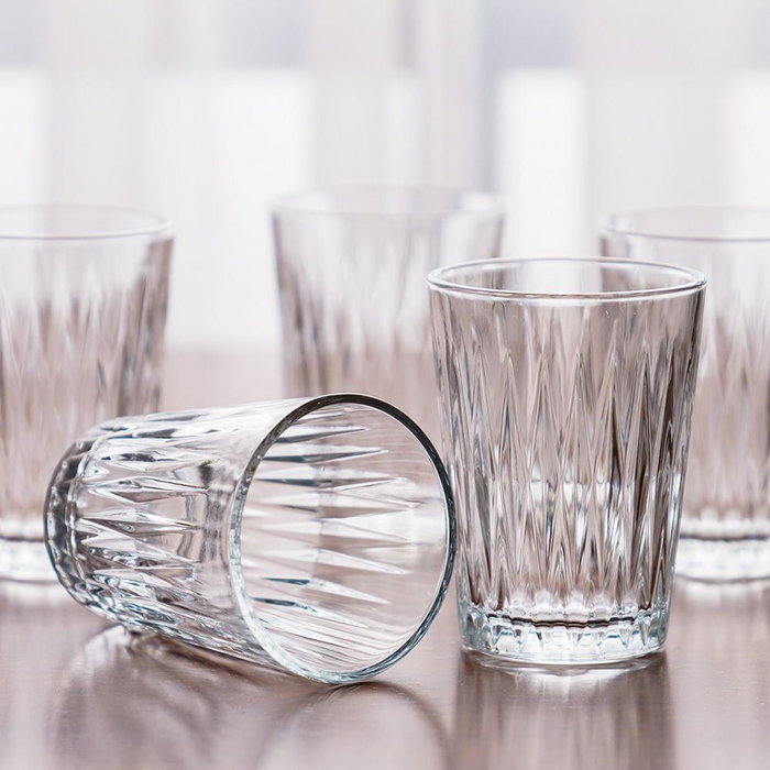 Hermia Set de Vasos de Vidrio Transparente 250 ml (3 Piezas) Hermia Set de Vasos de Vidrio Transparente 250 ml (3 Piezas)